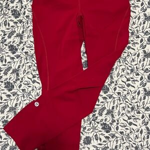 lululemon athletica Red Leggings